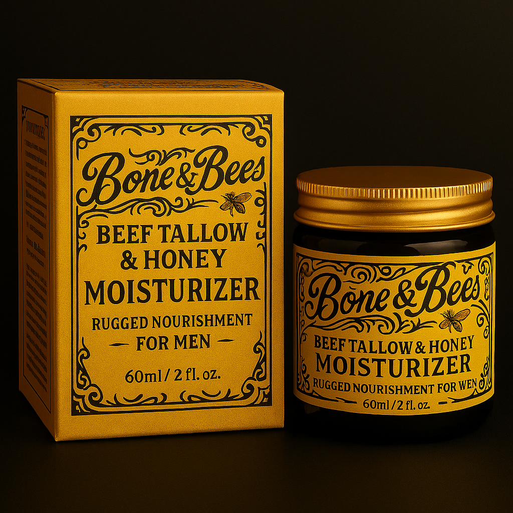 Bone & Bees – Beef Tallow & Honey Moisturiser (60ml)